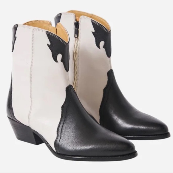 Free People Shoes New Frontier Western Boot in
Arctic Fox Combo - Picture 3 of 13